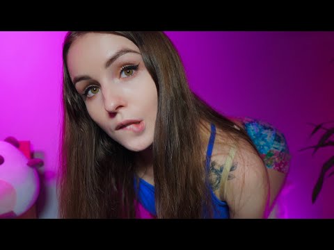ASMR Ear Licking | Fluffy Mic Scratching, Fabric Scratching | Tk, Sk, Chk Mouth Sounds