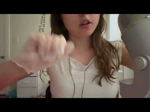 ASMR removing your negative energy, mouth sounds, gloves sounds | custom for Fernando