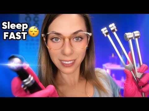 ASMR | Deep Ear to Ear Cleaning, Otoscope exam for SLEEP, Personal Attention, asmr roleplay