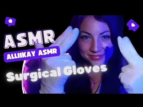ASMR clapping with latex gloves