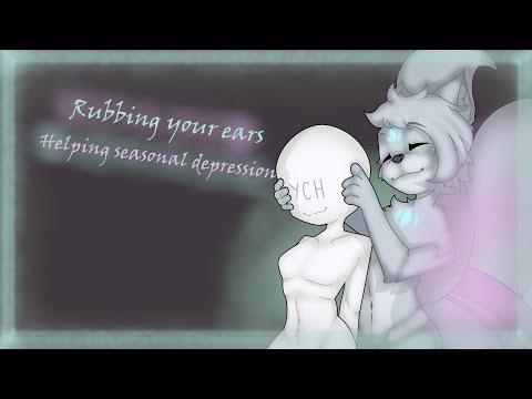 [Furry ASMR] Cute fox helps your season depression [petting positive affirmations]