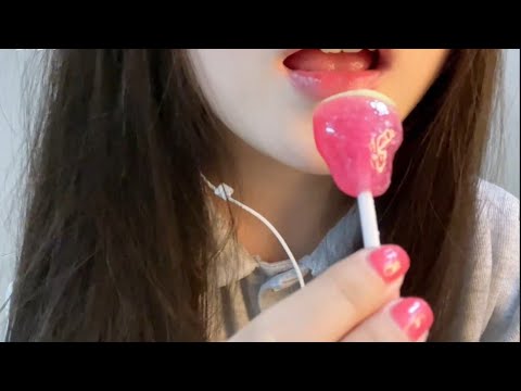 ASMR|Eat Lollipop 3.0