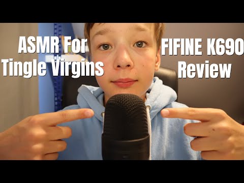 ASMR/review For Tingle Virgins (New mic) (FIFINE K690)