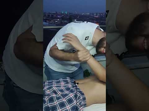 TURKISH THERAPY THAT REDUCES STRESS ON THE CHEST AND ARMS #satisfying #relaxing #asmr #shorts