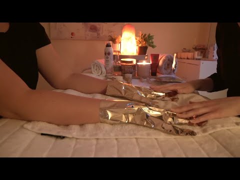 ASMR Heavenly Hand and Arm Treatment | Soft Spoken | Cleanse, Exfoliate, Massage & Rose Quartz Wands