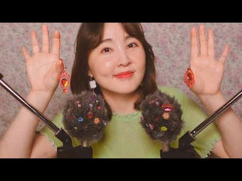 귀에 붙은 큐빅 스티커 떼 드릴게요 ✨ 이어폰 필수 3D 사운드 ASMR