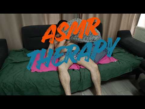 ASMR FULL BODY MASSAGE PERFORMED IN A CHAIR AFTER EXERCISE-CHEST,LEG,FOOT,ARM,BACK,ABDOMEN,BELLY
