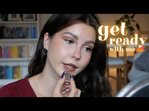 ASMR PO POLSKU • get ready with me 🦊🍂 jesienny makijaż (voiceover, bliski szept)