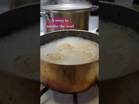 It doesn't have to be passover to enjoy some good matzah ball soup #matza #soup #cooking #jewish