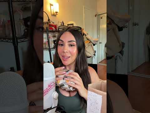 ASMR Birthday Burger 🍔🎂 | The Habit Burger Mukbang #amsr #mukbang #asmrsounds