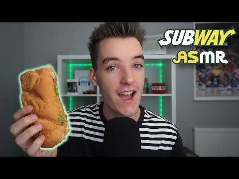 [ASMR] Subway Mukbang