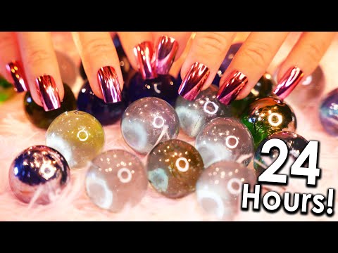 24 Hours Glass Balls ASMR for Deep SLEEP 🌙