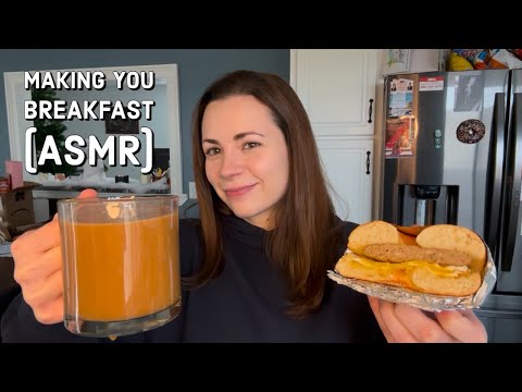 ASMR | Cooking You a Delicious Breakfast 🍳🥯☕️