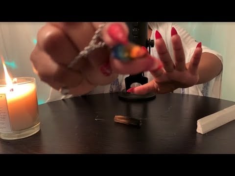 Drawing Sacred Symbols on Your Chakras Healing Session | ASMR Whisper Tingles | Alignment Balance
