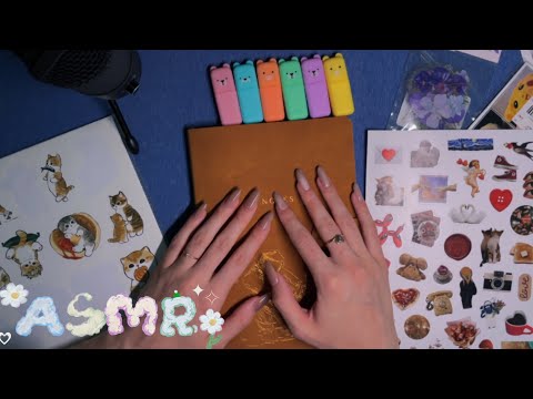 ASMR writing on my notepad 📝 пишу в своем блокноте ✨