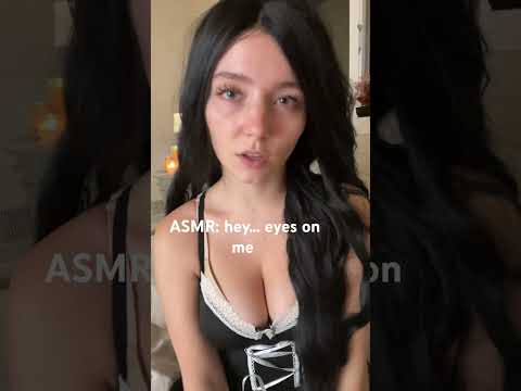 hey... eyes on me 🤍#asmr #girlfriendasmr #clingyasmr #eyecontact #whisper