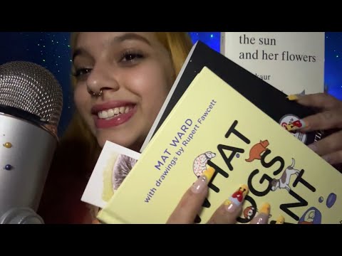 ASMR MI COLECCIÓN DE LIBROS| TAPPING, MOUTH SOUNDS Y SUSURROS| SOFIWI