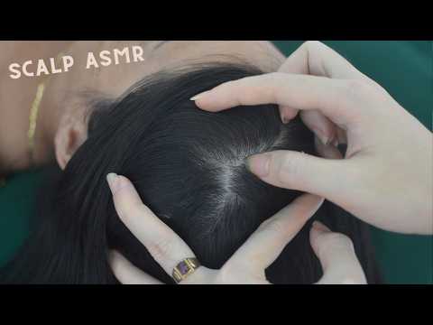 ASMR Tingly Hair Sounds With Hair Parting And Real Person Scalp Scratching for Reduce Anxiety