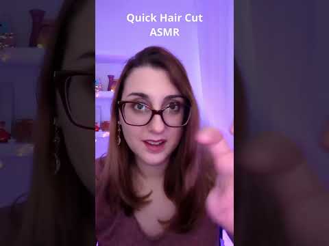 HAIR CUT IN A HURRY!! ASMR