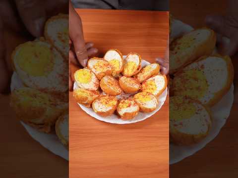 🔥 ASMR Egg Pakoda 🥚 | Crispy & Spicy | Satisfying Frying Sounds #shorts #asmr