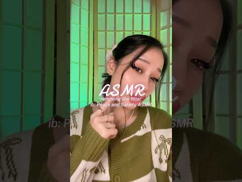 HELP!! Removing the Filter ASMR 👁️👄👁️ ib: Peace and Saraity ASMR