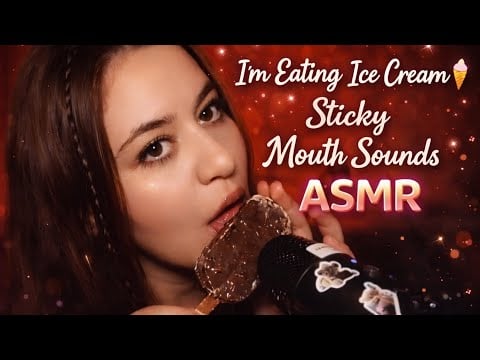 Asmr eating ICE cream 🍦 mouth sounds for your sleep 🤤 soo tingle 