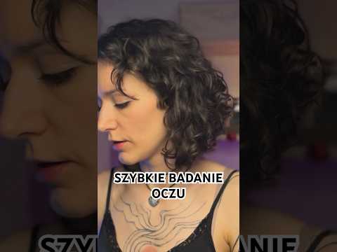 szybkie badanie oczu | polecenia i światła | lekko chaotyczne asmr po polsku