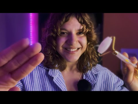 [ASMR] MASSAGEM NO ROSTO PARA RELAXAMENTO E SONO PROFUNDO
