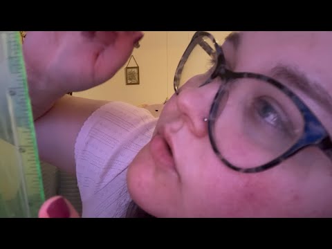 ASMR- chaotic receptionist that makes no sense 🫪 (fast keyboard typing, writing)  