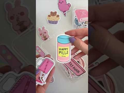 ASMR suomi | tarrat & bujoilu #diarydecoration #bulletjournal #asmrstickers #asmrwhispering