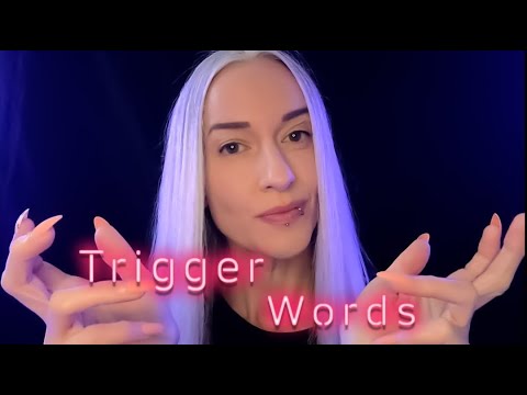 ASMR |  ✨ Super Tingly ✨ Trigger Words To Help You SLEEP 😴 (mouth sounds/hand movements)