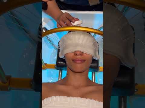 ASMR: Headspa Water Massage in Dubai! #shorts