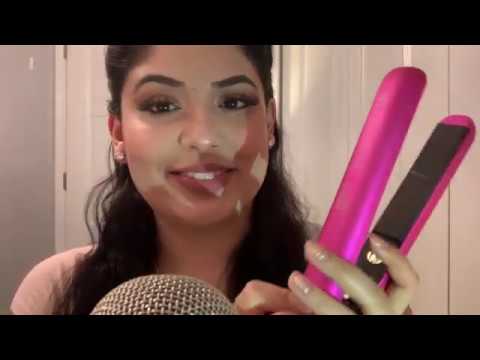 ASMR | Hair Sounds (brushing, straightening & styling)