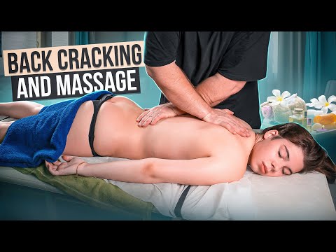 UNIQUE CHIROPRACTIC TECHNIQUE - BACK CRACKING AND DEEP TISSUE BACK MASSAGE FOR LISA