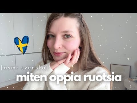 ASMR suomi | Miten oppia ruotsia - asmr på svenska 🇸🇪