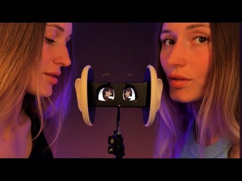 АСМР 🤤 Звуки рта от сестричек 👀