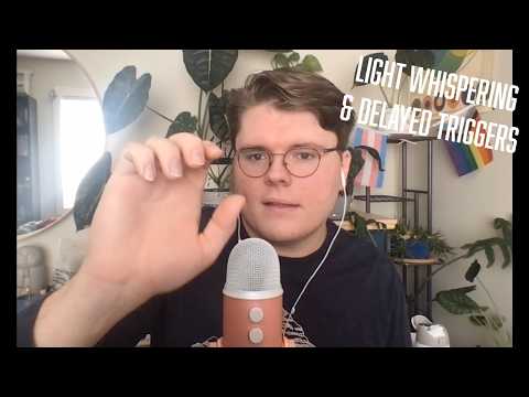 Anticipatory ASMR & Delayed Triggers (October Flowers Vid 1) | Eclectic ASMR