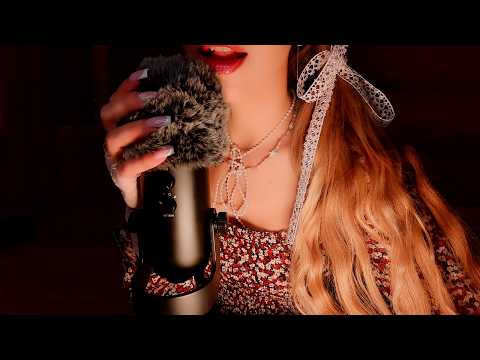 ASMR 🤤 EXTRA SLOW - Fluffy Mic for Sleep⨠ No Talking