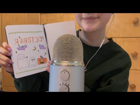 ASMR October Bullet Journal Spread 2024 🎃