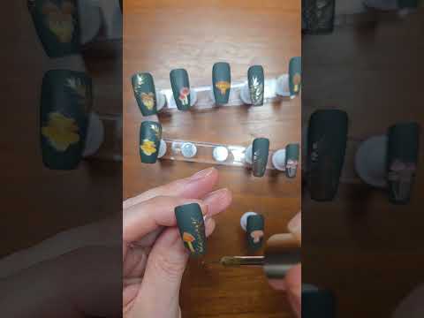 Making Forest Nail Crowns for My ASMR Video 🌲