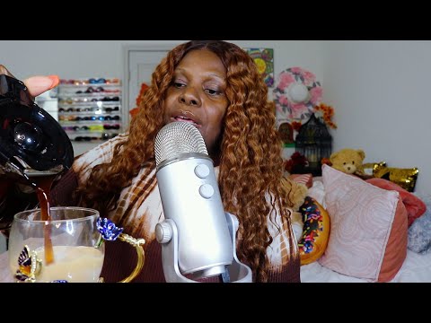 Having A Hot Cup Of Coffee ASMR Sounds