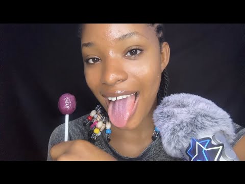 ASMR| Story Telling: My Gym Experience (Lollipop licking and whispering) 🍭