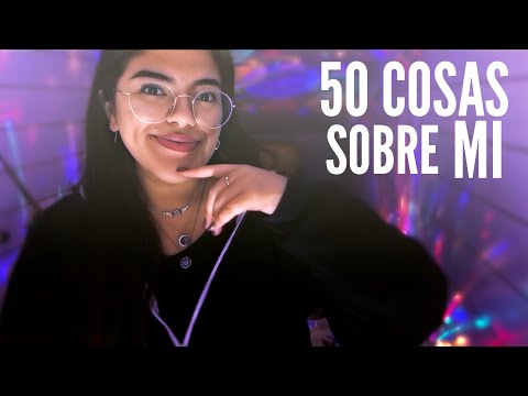 ASMR 50 cosas sobre mi 💫 susurros y lluvia natural 🌧