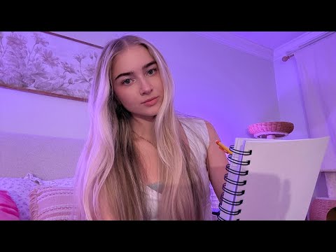 ASMR Sketching and Measuring You While You Sleep😴