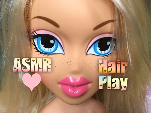 ASMR Hair Play (Brushing, Water Spray, Braiding)