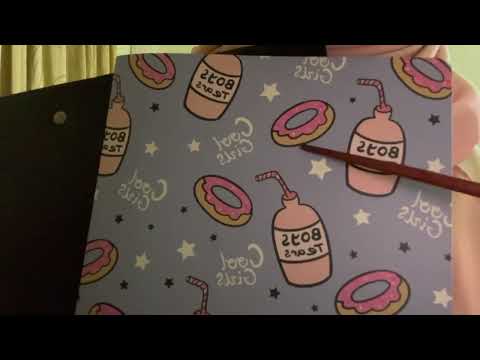 ASMR | Asking & Writing Personal Questions (Alot of talking, writing sounds)