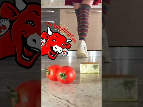 Pea vs. Laughing Cow's Snackable Cheese! Boots Crushing Food! Oddly Satisfying! ASMR
