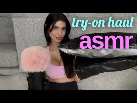 asmr clothing try-on haul🐰✨💕🍁