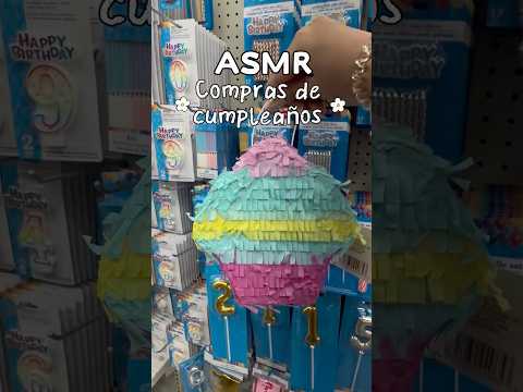 ASMR Compras de cumpleaños 🥳 #asmr #live