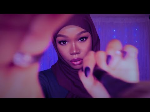 ASMR | Fast And Aggressive Camera Brushing ✨💜 dark light 💜✨